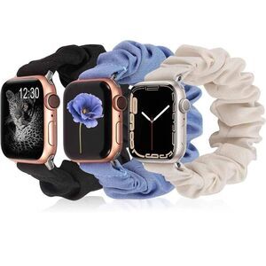 3 PCS Compatible with Apple Watch Band Scrunchies 38mm 40 mm 41mm